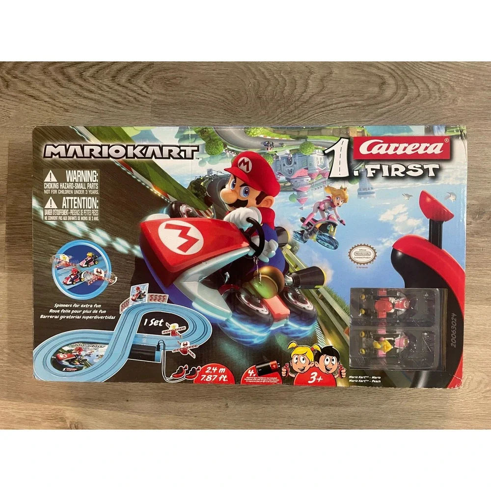 Carrera First Mario Kart Slot Car Race‎ Track Set Mario vs Peach 63024 20063024